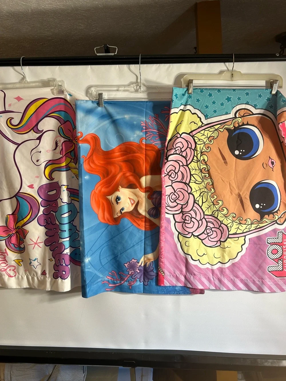 DISNEY PRINCESS L.O.L SURPRISE AND JOJO SIWA NICKELODEON COLORFUL PILLOW CASES